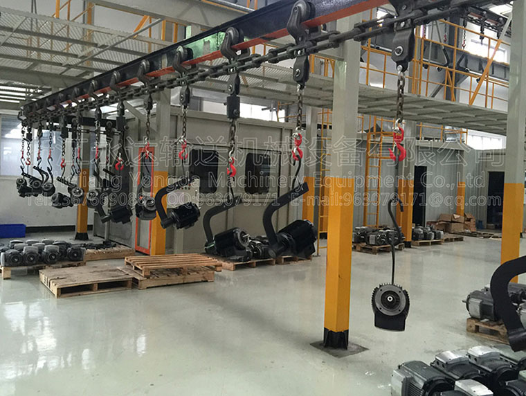 電機涂裝生產流水線