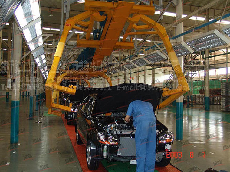 新能源汽車生產線，新能源汽車流水線，新能源汽車輸送線浙江永達專業定制